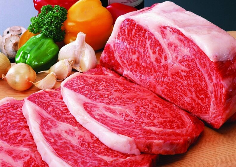 мармуровае мяса для патэнцыі